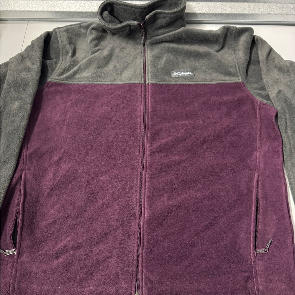 Clean Columbia Gray and Purple Performance Jacket